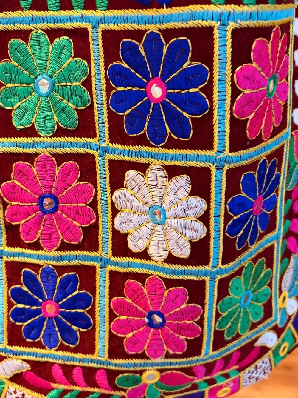 Indian Embroidered Boho Bag-New Never Used